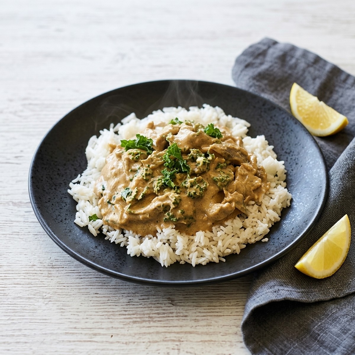 Butter Chick'n & Basmati Rice