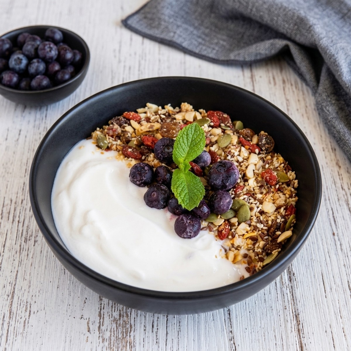 Coconut Yoghurt w/ Blueberries & Granola