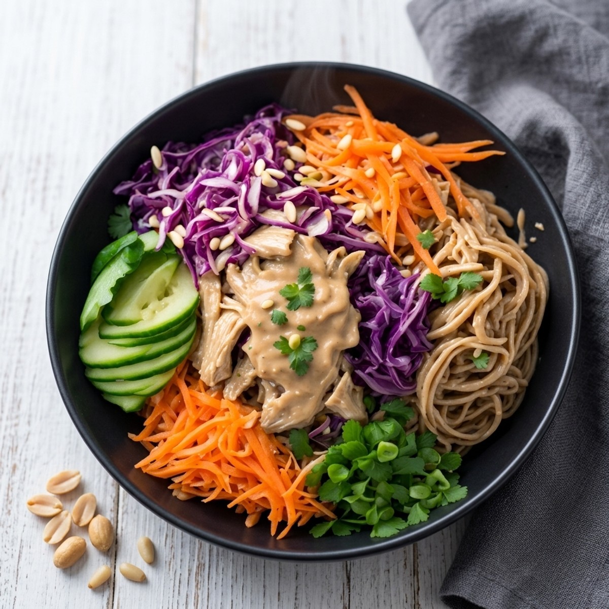 Gado Gado Chick'n Soba Bowl