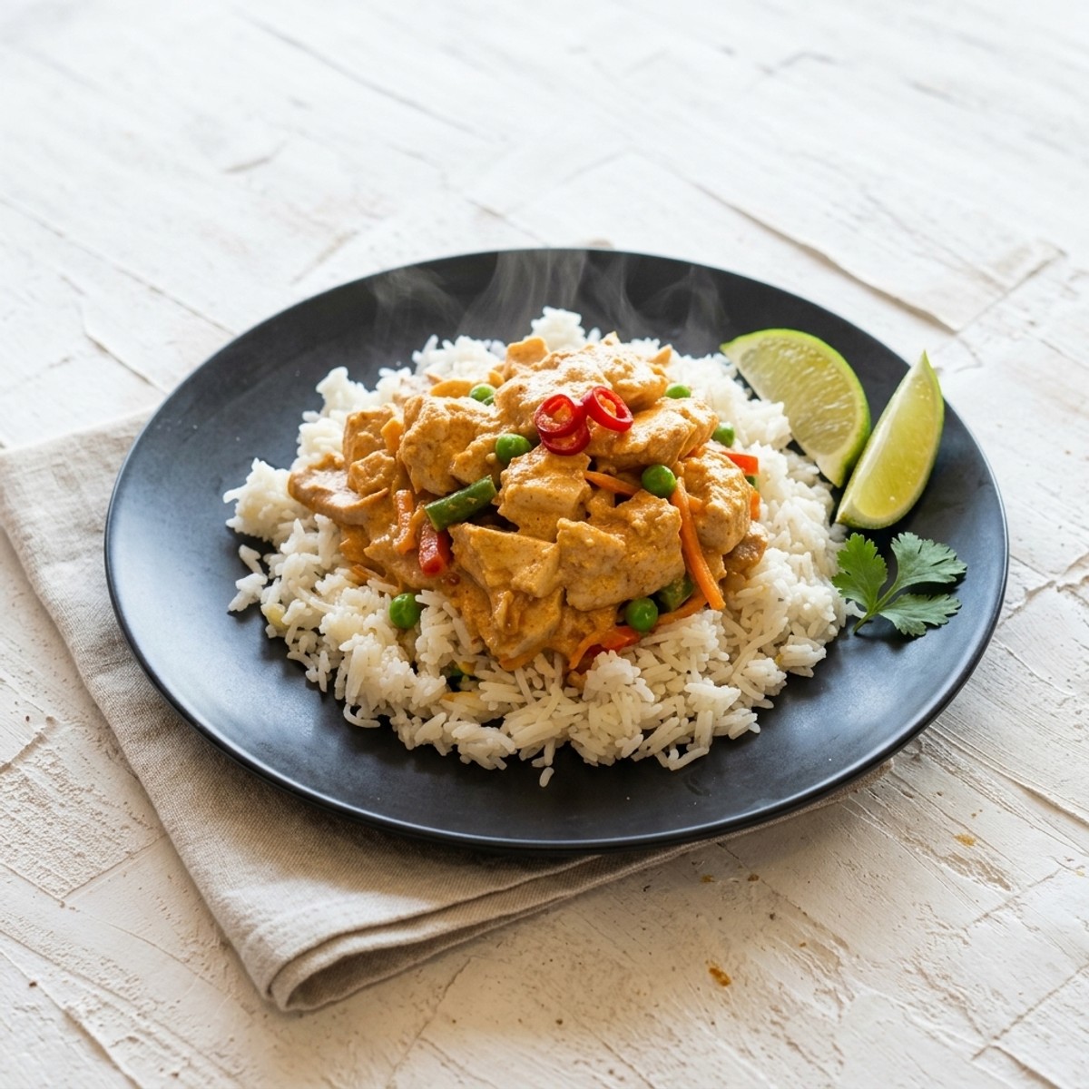 Red Thai Organic Tofu & Basmati Rice