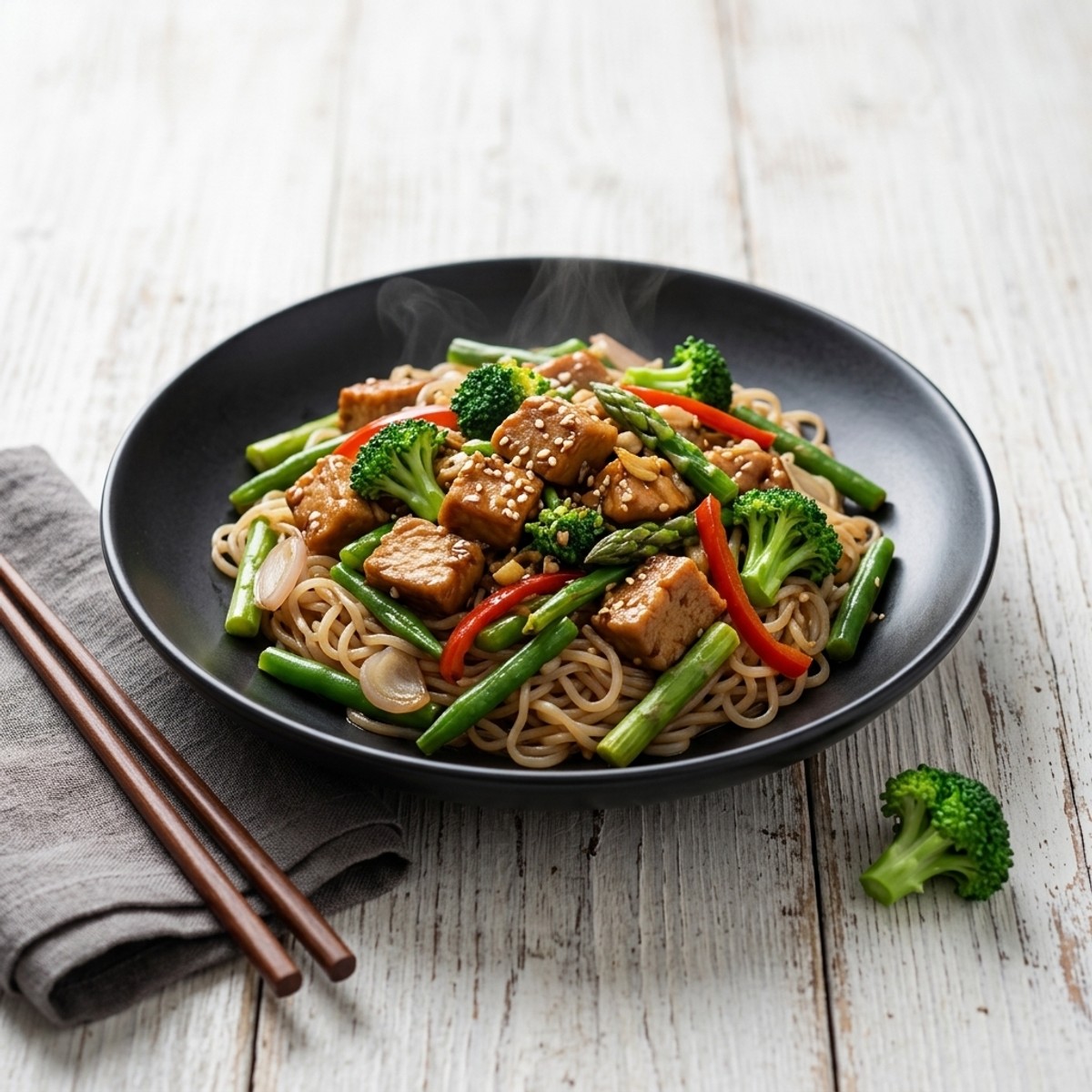 Teriyaki Chick'n Stir Fry Keto