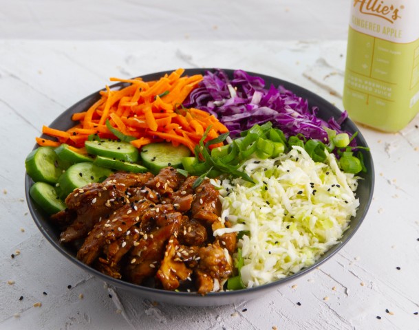 Teriyaki Chick'n Poke Bowl